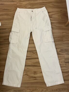superdown Cream Utility Cargo Pants